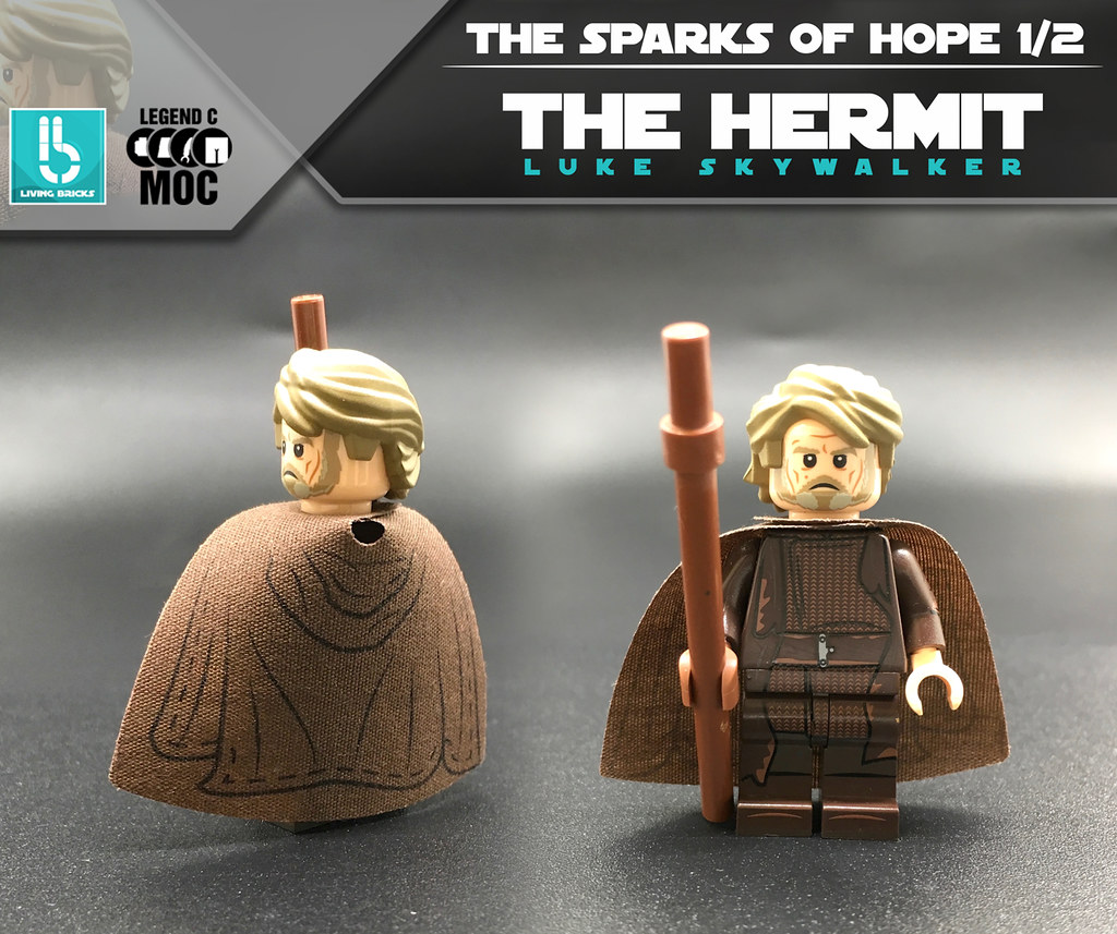 6x capa sabe Cape abrigo Star Wars Jedi Potter figura kompatiebel con LEGO
