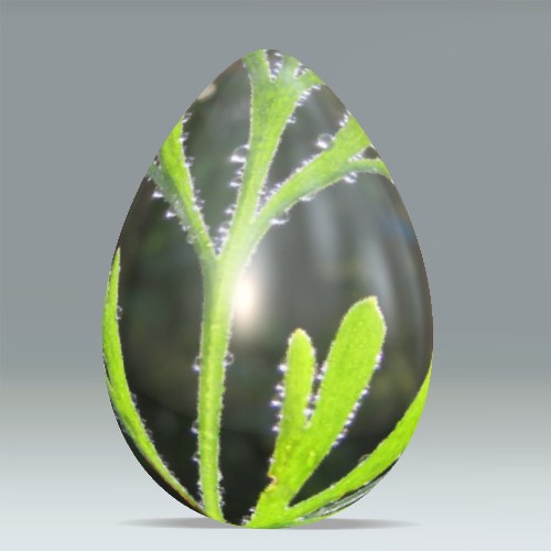 poppy leaf egg | by ScaryLily