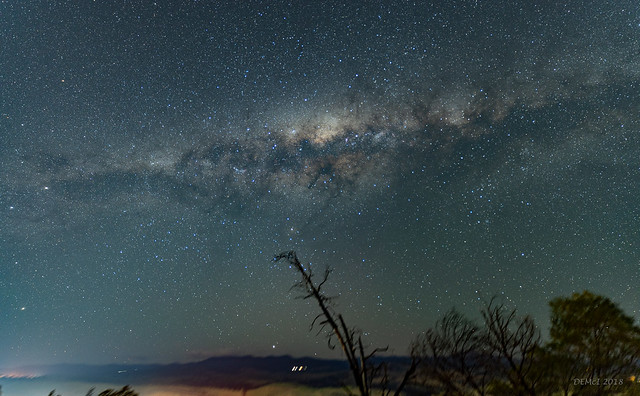 Milky Way over Shepherds Lookout - star-tracker used.