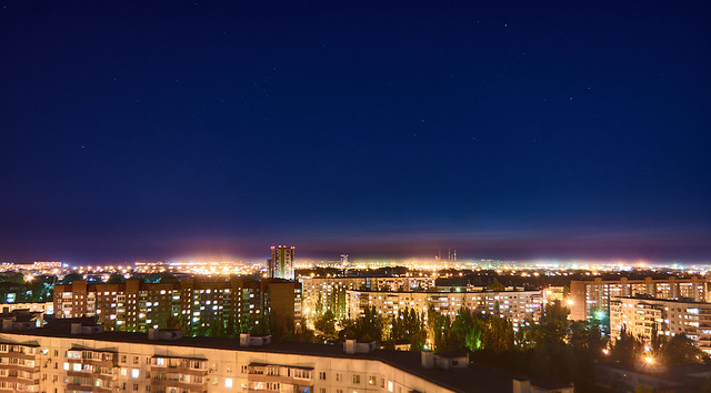 Ночной город. Тольятти