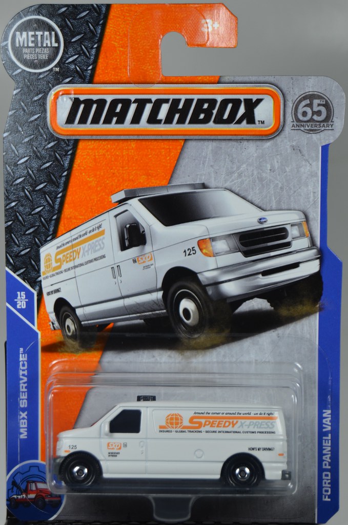 2018 Matchbox #69 MBX Service Ford Panel Van 