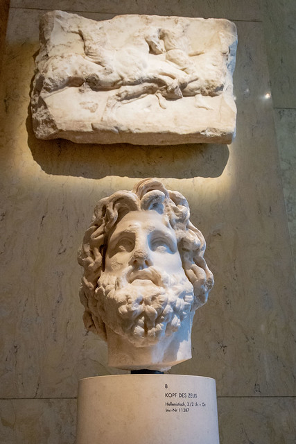 Bust of Zeus, Kunsthistorisches Museum, Vienna