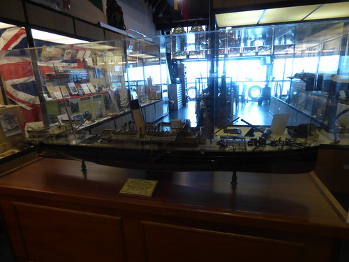 Holyhead Maritime Museum - model ship - Twin Screw Steamer Galtee More