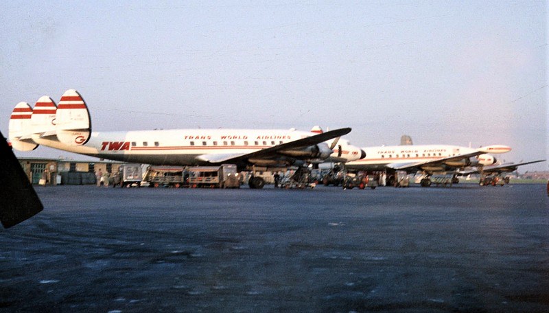 Chicago Midway Airport - TWA - Lockheed Constellations