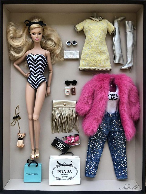 Poppy Parker Ma Petite Fleur -  style Barbie girl