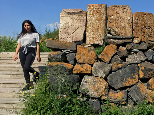 sevenavankmonastery lakesevan armenia caucuses mountain view landscape sevenavank monastery sevan travel composition ancient culture old faith christianity orthodoxchristianity church wall stonewall girl woman pretty cute candid young younggirl beautiful attractive armeniangirl armenianwoman tourism hot armenian