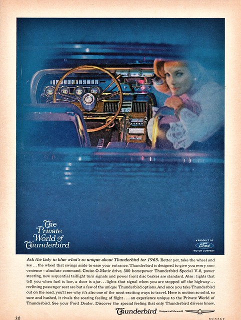 1965 Ford Thunderbird Control Panel