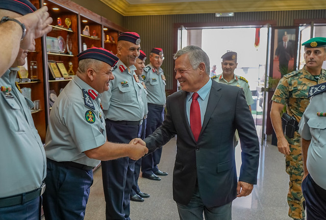 جلالة الملك عبدالله الثاني، القائد الأعلى للقوات المسلحة، يزور المديرية العامة للدفاع المدني