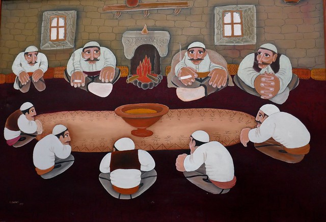 Adem Kastrati, The Men in the Chamber, Painting