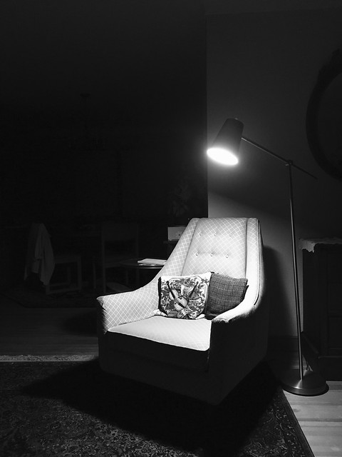 Nighttime reading chair