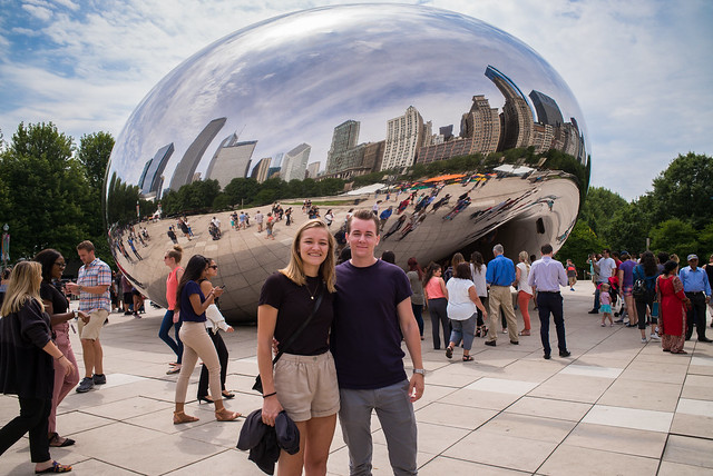 At Cloudgate, Chicago