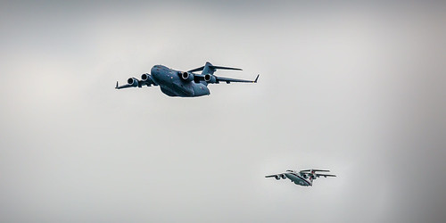 C-17 Globemaster III and the BAE146 - Part of the RAF 100 year celebration Flypast! | by Brian @ BSE (UK) (No images or Invites, please)