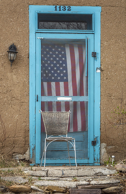 American Flag Door