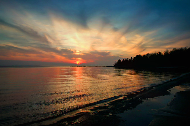 Lake Michigan Sunset - May 2015