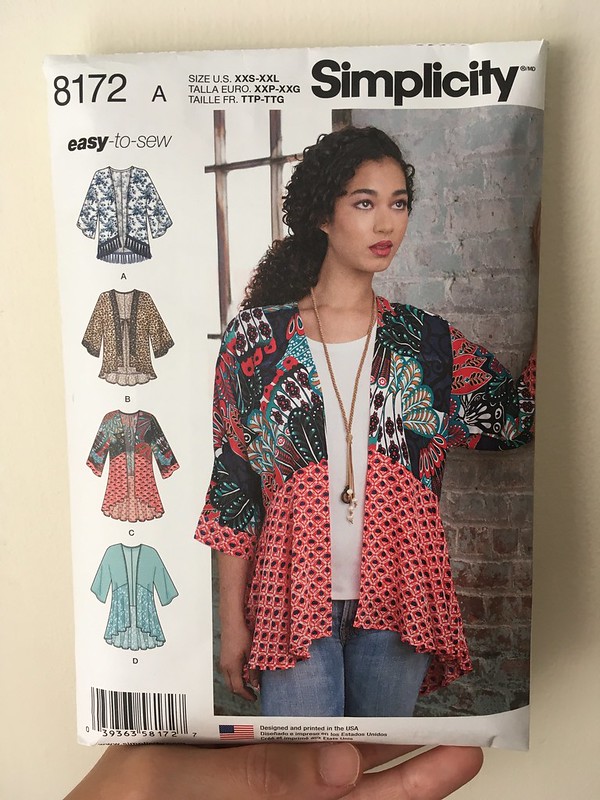 Simplicity 8172 Kimono Jacket