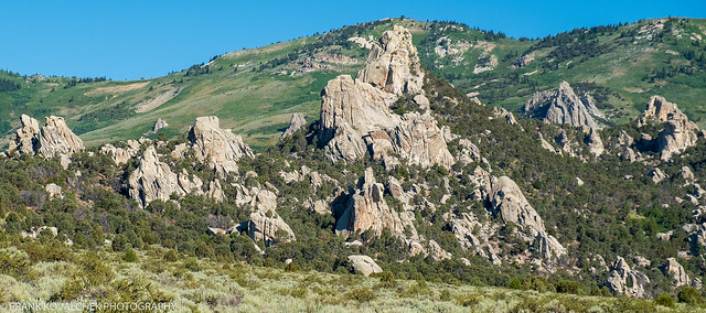 Rock formations at Castle Rocks State Park