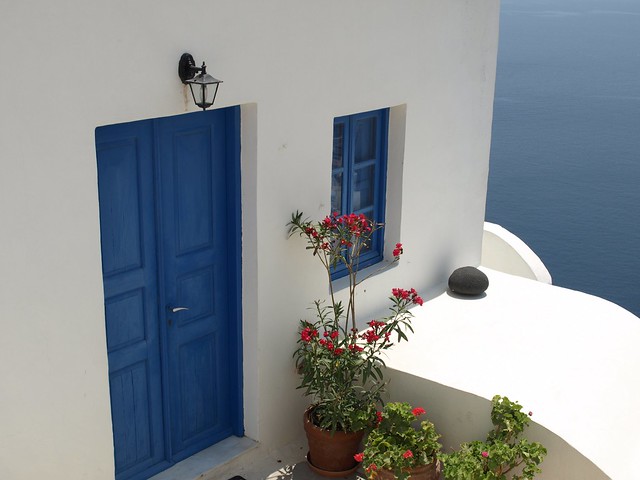Santorini house. Greece