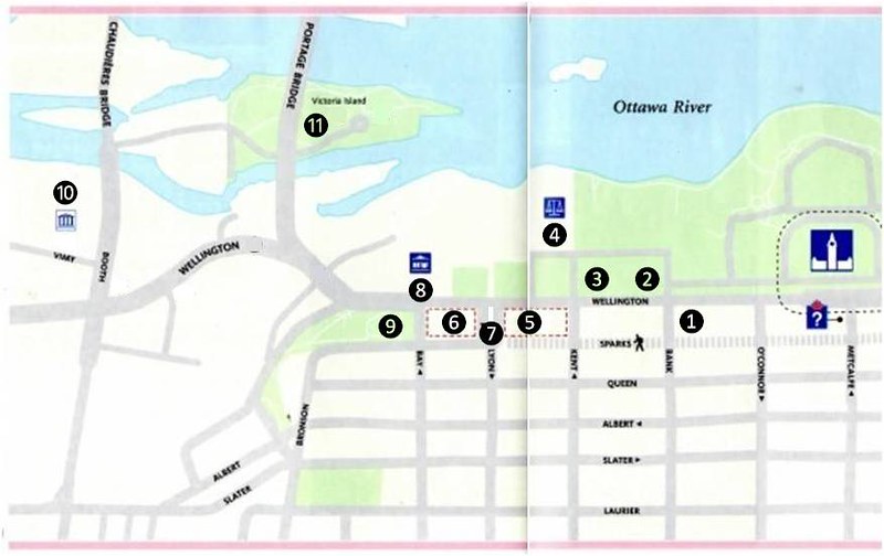 Ottawa Wellington Street MAP