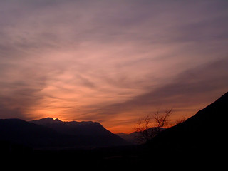 Sunset in Switzerland (Bellinzona mon amour)