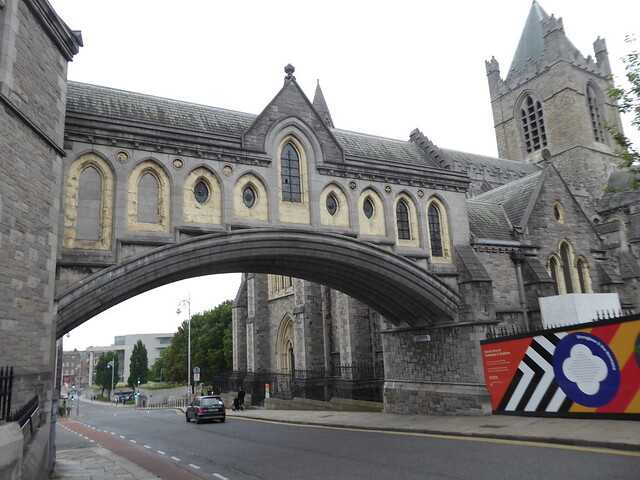 Bridge connecting Dublinia and Christ Church Cathedral