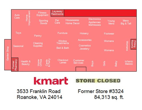 Roanoke Kmart Map | Thanks to AFB for the store's number ---… | Flickr