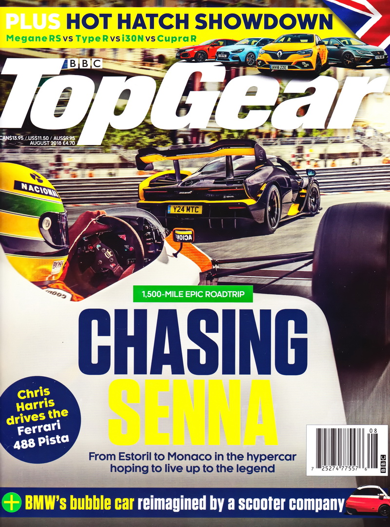 Image of BBC Top Gear UK - 2018-08 - cover