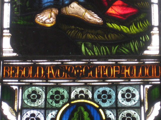 Detail of the Moses Window of the Triptych Lancet Chancel Windows; St Mark the Evangelist Church of England - George Street, Fitzroy
