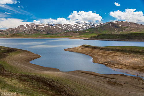 Spandaryan reservoir (2) by Evgeny Gorodetskiy, Spandaryan reservoir, Armenia (May 2017)lake mountains spring spandarian landscape armenia travel re