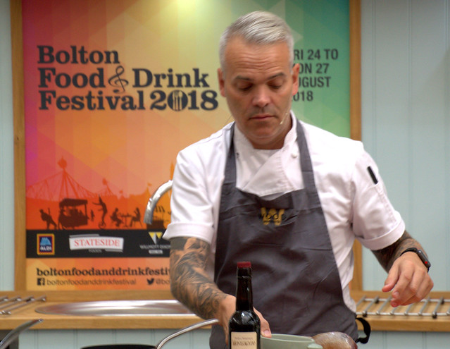 Chef Simon Wood at Bolton Food Festival 2018