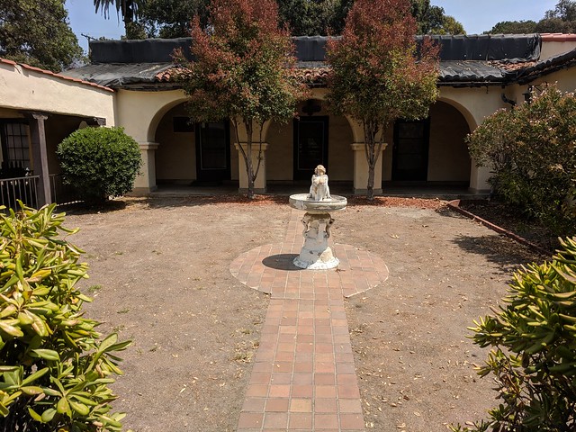 Fountain Courtyard of Rockhaven Sanitarium