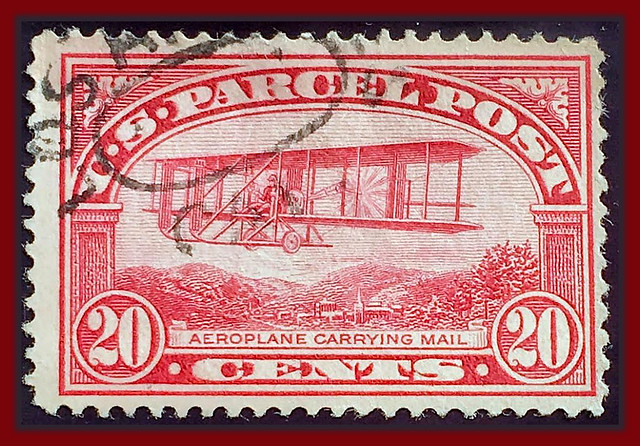 20 Cent Parcel Post 1912 Aeroplane