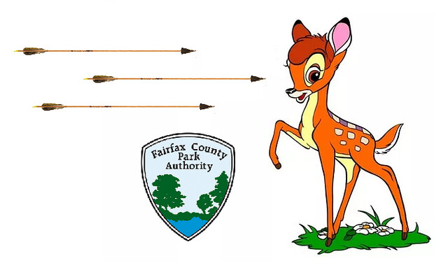 Fairfax County  Deer Control, after Atelier Disney