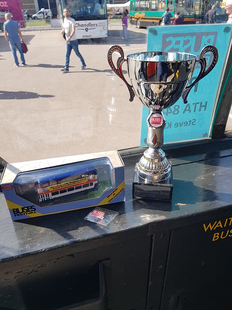Best preserved single deck bus awards for 2813. Won at Buses Festival at Gaydon 2018