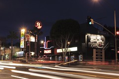 The Roxy Theatre - Sunset Blvd looking west