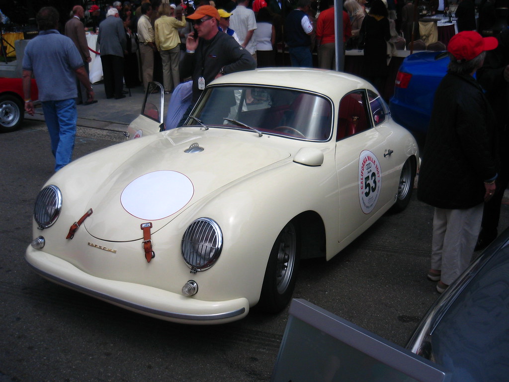 Cream Porsche