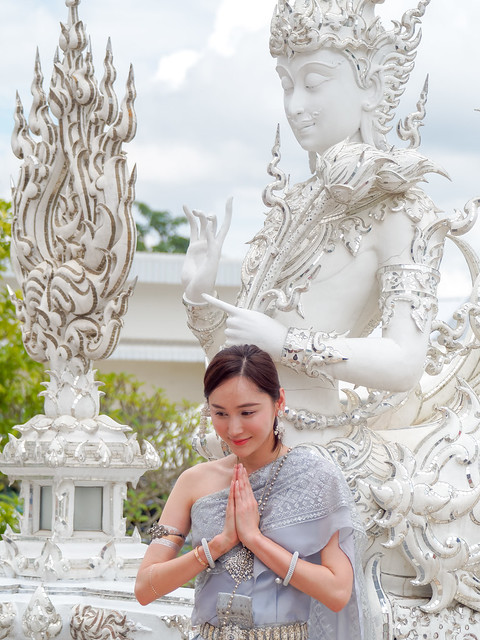 Temple blanc..Wat Rong Khun.. วัดร่องขุ่น