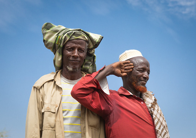 Karrayyu tribe men, Oromia, Metehara, Ethiopia