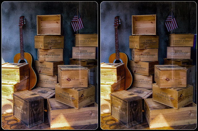 Guitar and Boxes