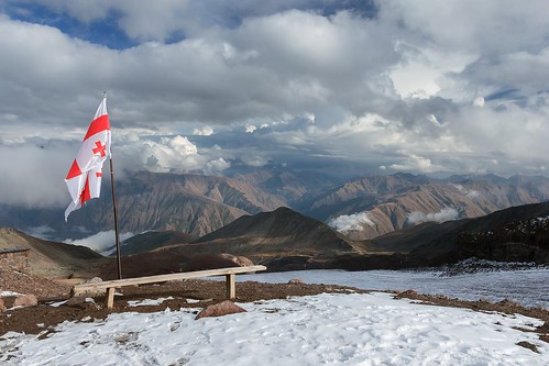 kazbek caucasus georgia landscape mountains