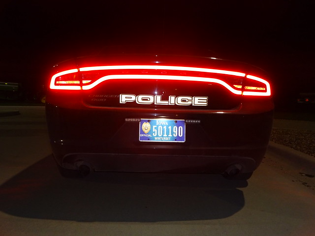 Winterset Police Dodge Charger rear