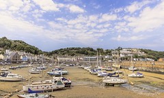 The picturesque harbour at St Aubin in Jersey.