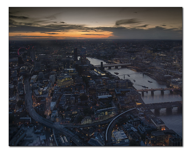 London at Night from The Shard