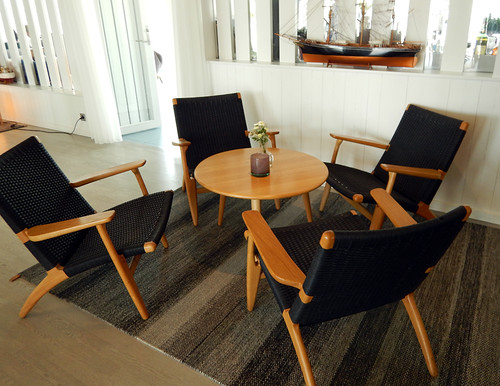 Swedish modern seating in Fiskebäckskil, Sweden