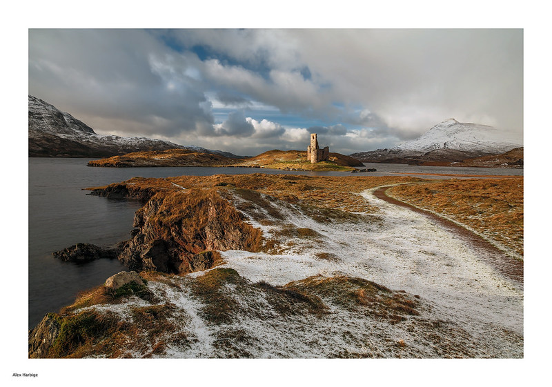 Loch Assynt with Ardvreck Castle