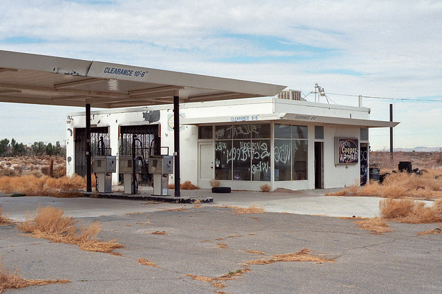 clearance / route 66. mojave desert, ca. 1999.