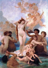 Geboorte van Venus, Bouguereau (1879)