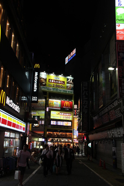Shinjuku by night , Tokyo 08.09.2018