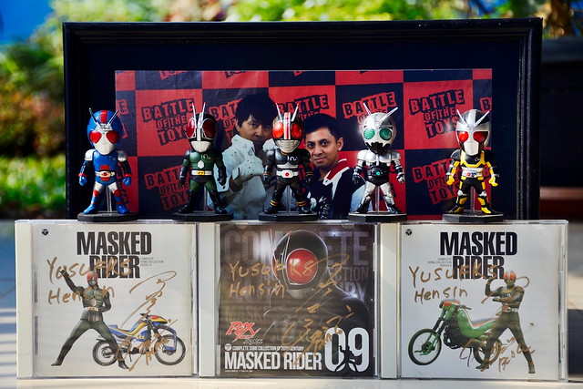 Signed CDs and Toys Collection of Kamen Rider Black & RX