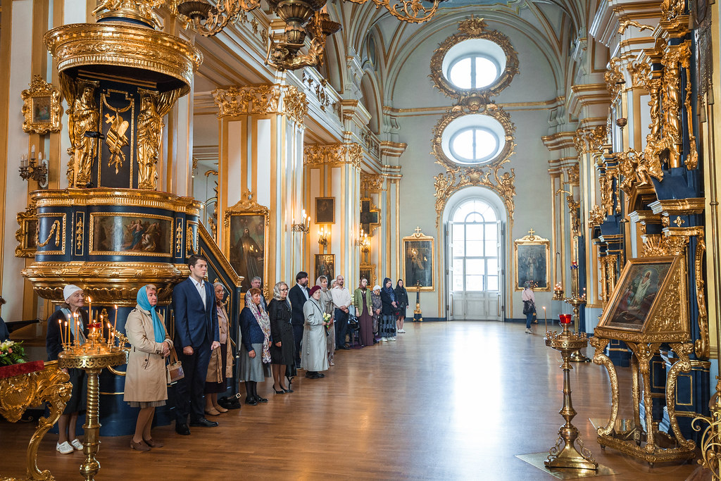15 сентября 2018,Божественная литургия в Никольском морском соборе / 15 September 2018, Divine liturgy in St. Nicholas Naval Cathedral
