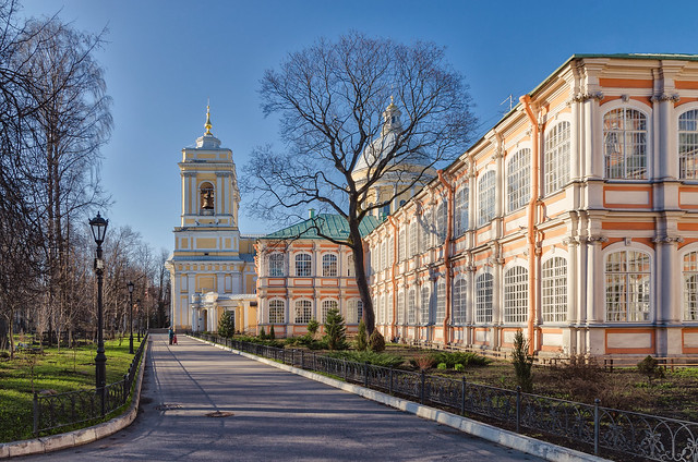Holy Trinity Cathedral of the Alexander Nevsky Lavra.